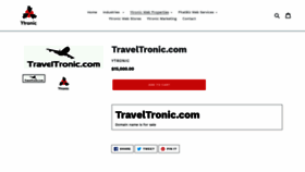 What Traveltronic.com website looked like in 2020 (3 years ago)