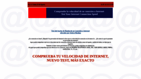 What Test-velocidad-internet.com website looked like in 2020 (3 years ago)