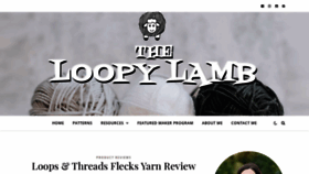 What Theloopylamb.com website looked like in 2020 (3 years ago)