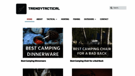 What Trendytactical.com website looked like in 2020 (3 years ago)