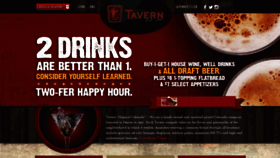 What Tavernhg.com website looked like in 2020 (3 years ago)