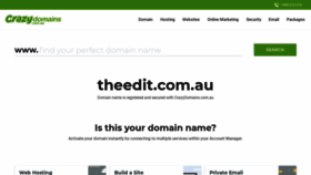 What Theedit.com.au website looked like in 2020 (3 years ago)
