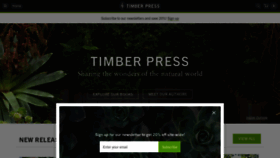 What Timberpress.com website looked like in 2020 (3 years ago)