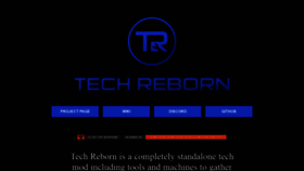 What Techreborn.ovh website looked like in 2020 (3 years ago)