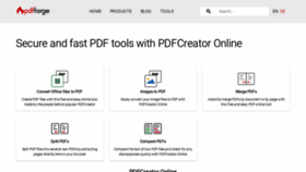 What Tools.pdfforge.org website looked like in 2020 (3 years ago)