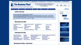 What Thebusinessplace.com website looked like in 2020 (3 years ago)