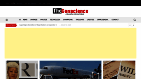 What Theconscienceng.com website looked like in 2020 (3 years ago)