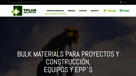 What Tplusindustrial.cl website looked like in 2020 (5 years ago)