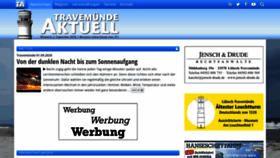 What Travemuende-aktuell.de website looked like in 2020 (3 years ago)