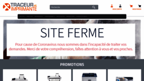 What Traceur-et-imprimante.com website looked like in 2020 (3 years ago)