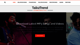 What Talk2trend.com website looked like in 2020 (3 years ago)