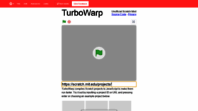 What Turbowarp.org website looked like in 2020 (6 years ago)