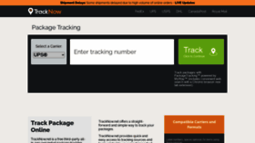 What Tracknow.net website looked like in 2020 (3 years ago)