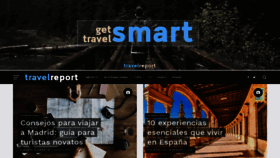 What Travelreport.mx website looked like in 2020 (3 years ago)