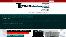 What Trailertrailers.com.au website looked like in 2020 (3 years ago)