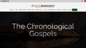 What Thechronologicalgospels.com website looked like in 2020 (3 years ago)