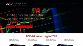 What Tradingfacile.eu website looked like in 2020 (3 years ago)