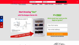 What Thedesignsketchbook.com website looked like in 2020 (3 years ago)
