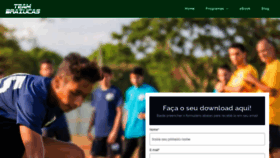 What Teambrazucas.com.br website looked like in 2020 (5 years ago)