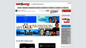 What Talkzone.com website looked like in 2020 (3 years ago)