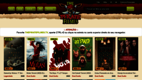 What Thepiratefilmesoficial.com website looked like in 2020 (3 years ago)