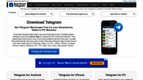What Telegramdownload.com website looked like in 2020 (3 years ago)