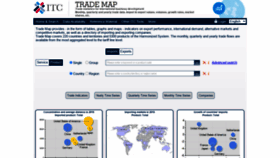 What Trademap.org website looked like in 2020 (3 years ago)