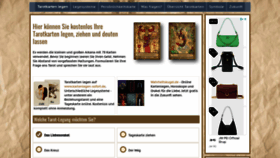 What Tarot.cx website looked like in 2020 (3 years ago)
