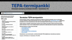 What Termipankki.fi website looked like in 2020 (3 years ago)