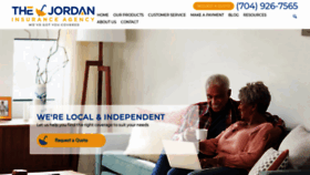 What Thejordaninsuranceagency.com website looked like in 2020 (3 years ago)