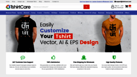 What Tshirtcare.com website looked like in 2020 (3 years ago)