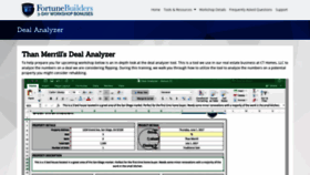 What Thansdealanalyzer.com website looked like in 2020 (3 years ago)