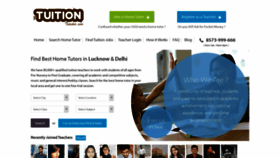 What Thetuitionteacher.com website looked like in 2020 (3 years ago)