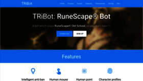What Tribot.org website looked like in 2020 (3 years ago)