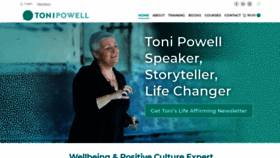 What Tonipowell.me website looked like in 2020 (3 years ago)