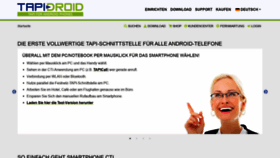 What Tapidroid.de website looked like in 2020 (3 years ago)