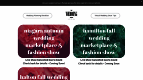 What Topweddingshows.com website looked like in 2020 (3 years ago)