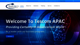 What Tescom-apac.com website looked like in 2020 (3 years ago)