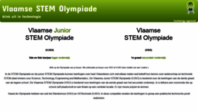 What Technologieolympiade.be website looked like in 2020 (3 years ago)