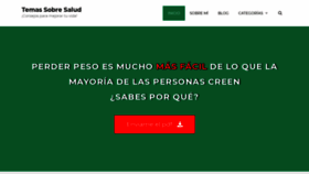What Temassobresalud.com website looked like in 2020 (3 years ago)