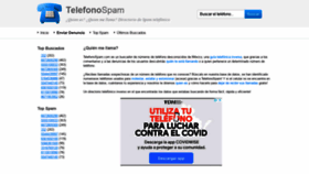 What Telefonospam.com.mx website looked like in 2020 (3 years ago)