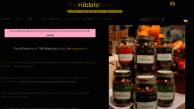What Thenibblebox.com website looked like in 2020 (3 years ago)