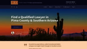 What Tucsonlawyers.org website looked like in 2020 (3 years ago)