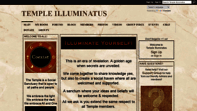 What Templeilluminatus.com website looked like in 2020 (3 years ago)