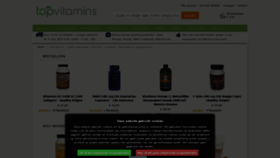 What Topvitamins.nl website looked like in 2020 (3 years ago)