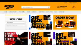 What Tomleemusic.ca website looked like in 2020 (3 years ago)
