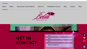 What Thebelia.com website looked like in 2020 (3 years ago)