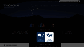 What Toiohomai.ac.nz website looked like in 2020 (3 years ago)