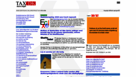 What Tax.dk website looked like in 2020 (3 years ago)