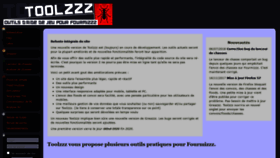 What Toolzzz.fr website looked like in 2020 (3 years ago)